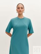 Платье-футболка с фактурными строчками (50) Lalis