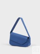 Асимметричная сумка синяя (26*6*14.5) Elis