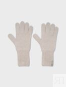Перчатки из шерсти мериноса бежевого оттенка (16 (8)) Elis