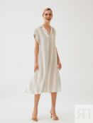 Платье в полоску с коротким рукавом  (46) Elis