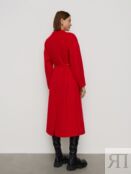 Пальто длинное красное (46) Elis