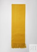 Однотонный шарф с бахромой (65*180) Elis