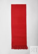 Однотонный шарф с бахромой (65*180) Elis