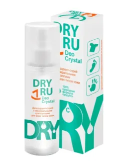 DRY RU Дезодорант-спрей с минеральными кристаллами для всех типов кожи / De