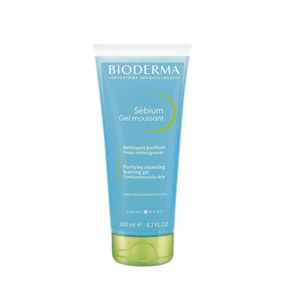 BIODERMA Гель для лица очищающий себиум, туба 200 мл BIODERMA 28665A фото 1