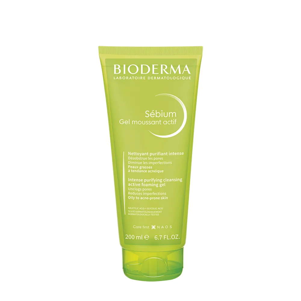 BIODERMA Гель очищающий интенсивного действия Гель Актив / Sebium 200 мл BI 28667 фото 1