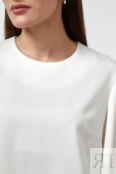 Блуза атласная с объемными рукавами Mollis