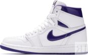 Кроссовки Air Jordan 1 Retro High OG PS Court Purple, белый CU0449 151 | White фото 3