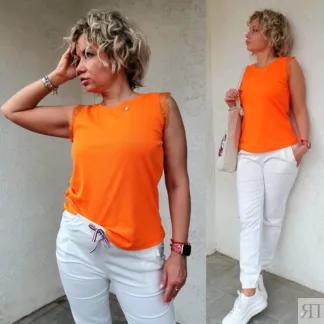 Блуза оранжевого цвета MODLAV ML3670-6 Modlav