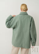 Куртка-рубашка на кнопках, Зеленый O`Stin