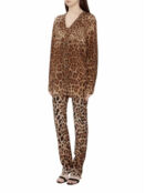 Кардиган с леопардовым принтом Dolce&Gabbana