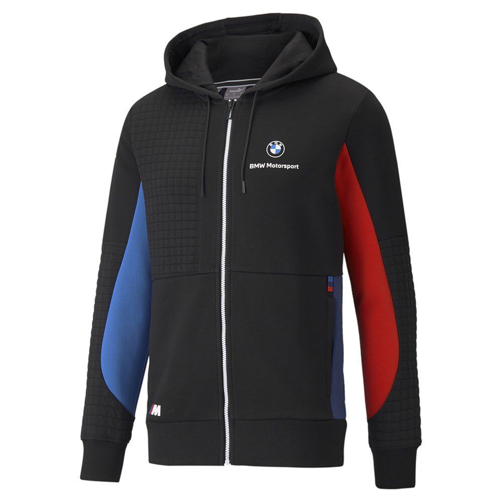 Толстовка Puma BMW Motorsport Full Zip, черный 138158368 | Black фото 1