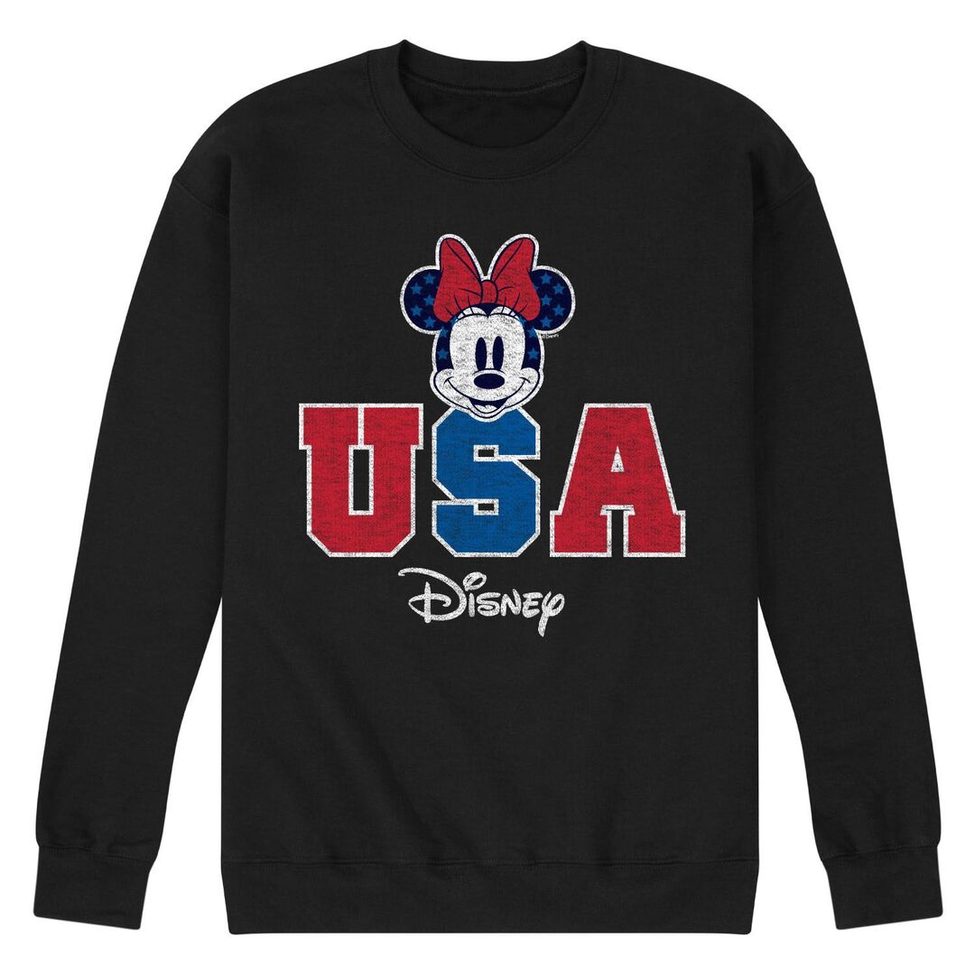 Мужская флисовая толстовка Disney's Minnie Mouse USA Licensed Character 71696377 | Black фото 1