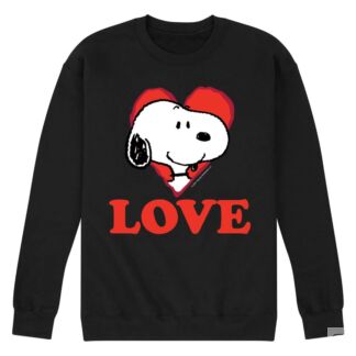 Мужской свитшот Peanuts Love Snoopy Licensed Character