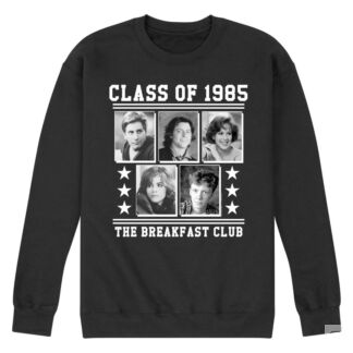 Мужской свитшот с графическим рисунком The Breakfast Club Class of 1985 Lic