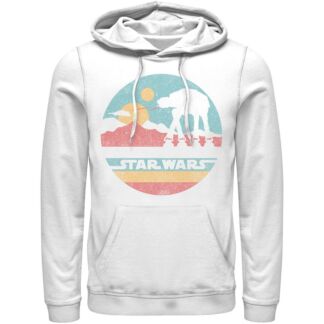 Мужская толстовка с вырезом и логотипом Star Wars AT-AT Silhouette Licensed