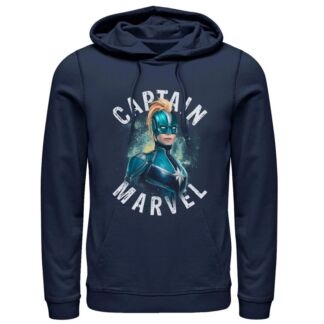 Мужская синяя светящаяся толстовка Marvel Captain Marvel Licensed Character