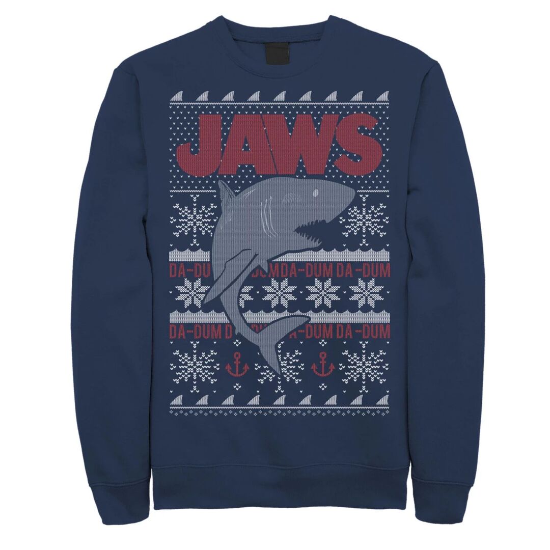 Мужской свитер Jaws Dun Dun Shark Ugly Christmas Sweater Толстовка Licensed 76171797 фото 1