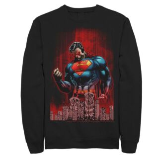 Мужская толстовка с плакатом Superman Power Flex Skyline Comic DC Comics, ч