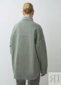Куртка-рубашка на кнопках, Зеленый O`Stin