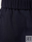 Прямые брюки из тонкой шерстяной ткани с эластичным поясом FABIANA FILIPPI
