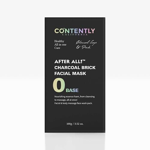 CONTENTLY Умное мыло для очищения и массажа лица Contently Brick facial mas
