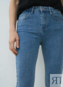 Суперузкие укороченные джинсы, Голубой O`Stin