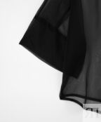 Блузка с рукавами-кимоно черная GLVR
