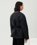 Куртка стеганая без воротника черная GLVR (XL)