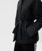 Куртка стеганая без воротника черная GLVR (M)
