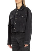 Джинсовая куртка MM6 Maison Margiela S52AM0285 черный 42