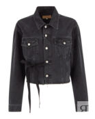 Джинсовая куртка MM6 Maison Margiela S52AM0285 черный 42