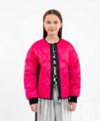 Куртка утепленная оверсайз розовая Gulliver (164)
