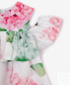 Комплект платье с трусами белые для девочек Gulliver (68-46)