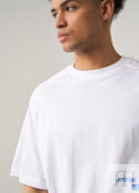 Объёмная футболка с принтом, Белый O`Stin