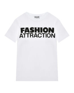 Футболка с принтом "fashion attraction" Moschino