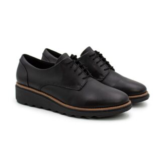 Женские дерби Clarks (Sharon Noel 26155990), черные