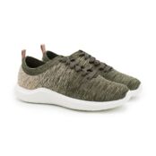 Женские кроссовки Clarks, оливковые фото 1