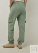 Трикотажные брюки-карго, Зеленый O`Stin