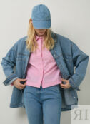 Джинсовая куртка-рубашка, Голубой O`Stin