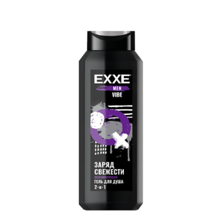 EXXE MEN Гель для душа 2в1 "Увлажняющий" VIBE 400.0