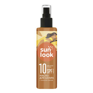 SUN LOOK Масло для загара с золотистой пылью SPF-10 190.0