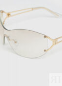 Солнцезащитные очки без оправы, Золотой O`Stin