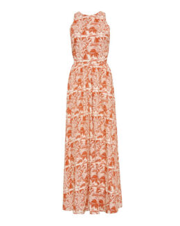 Платье Palm Noosa MERIDIAN DRESS бежевый+оранжевый 6