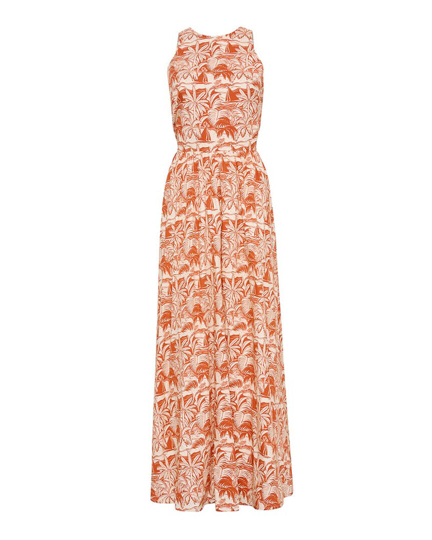Платье Palm Noosa MERIDIAN DRESS бежевый+оранжевый 6 MERIDIAN DRESS фото 1