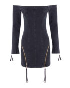 Платье мини BLUMARINE 4J036A черный 38 4J036A фото 1