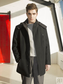 Зимнее мужское пальто с мембраной Pompa