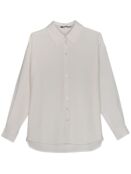 Свободная блуза из вискозы молочного цвета Pompa
