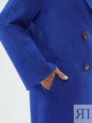 Пальто с мембраной цвета кобальт Pompa