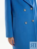 Пальто с мембраной василькового цвета Pompa